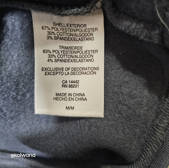 NWT Mondetta Women's Blue Everyday Soft Crew Sweater Size M - Picture 14 of 14